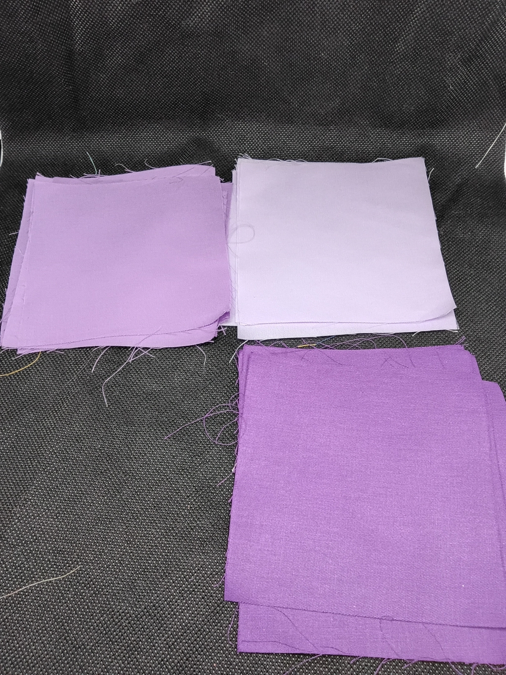 18 Lavender Violet Purple Fabric Squares